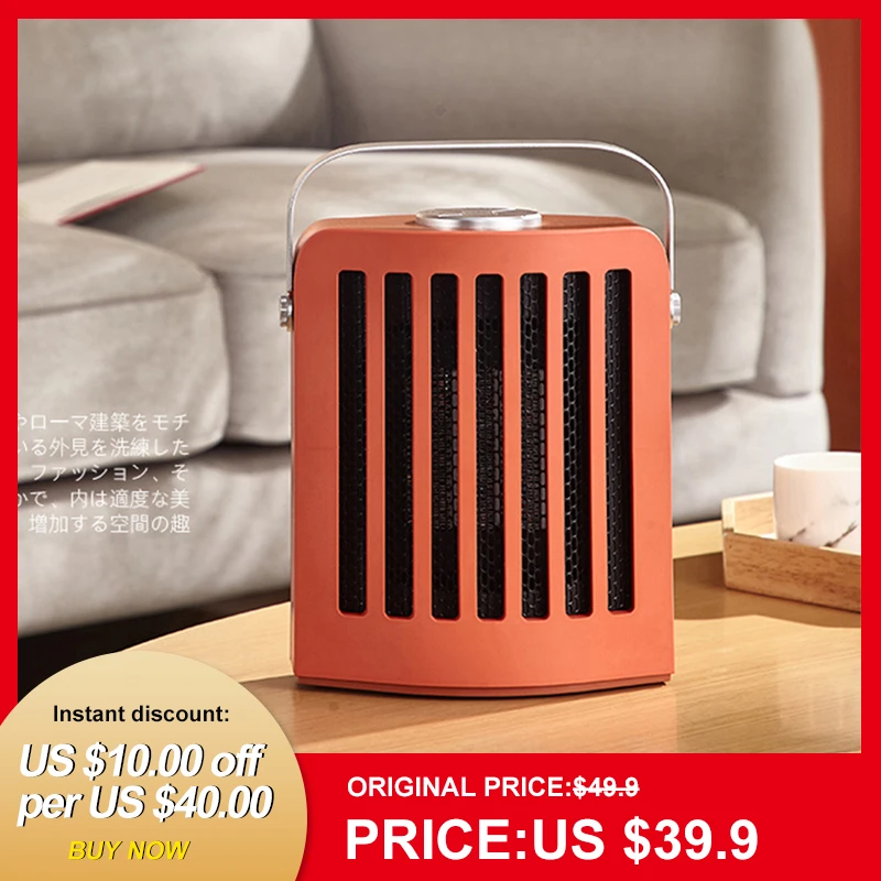 Ventilador calefactor portátil de escritorio, calentador rápido y ahorrador de energía, calentador de cerámica PTC para invierno, equipo de calefacción|Estufas eléctricas| - AliExpress