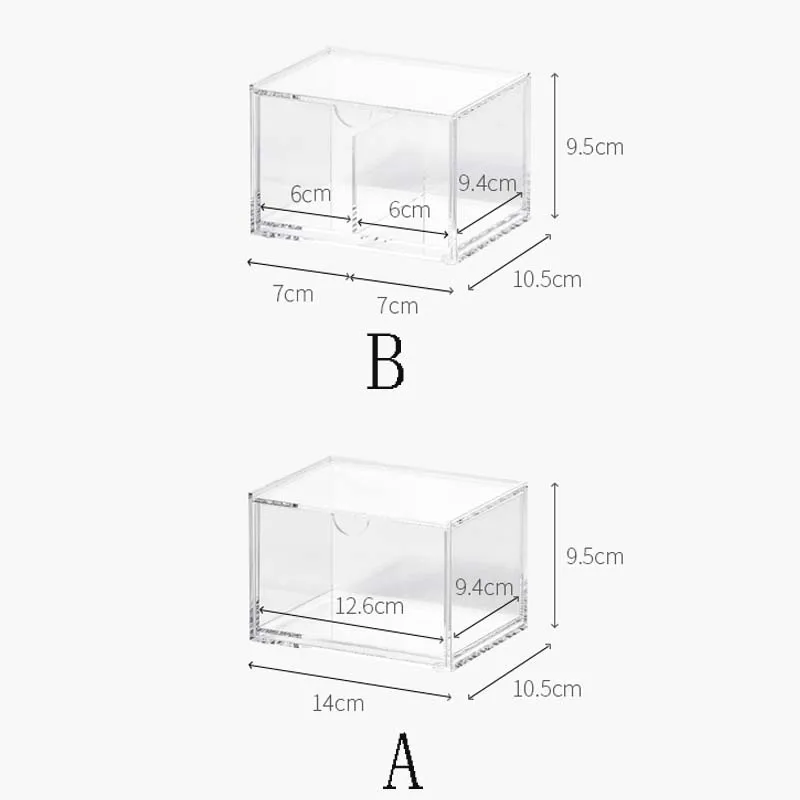 HUNYOO osmetic Органайзер акриловый выставочный лоток ювелирные изделия Органайзер для макияжа ящичек для хранения помады косметические Макияж Органайзеры