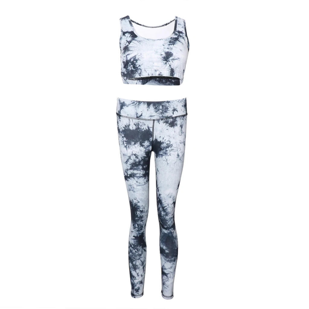 Women Push Up Yoga Sport Suit Slim Splicing Sports Set Running Gym Yoga Fitness Set