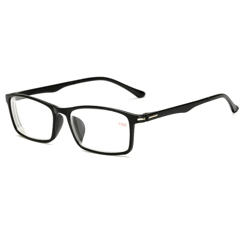 Black Myopia 3.0 Zilead, модные очки для близорукости, для женщин и мужчин, TR90, Короткие близорукие очки, оптические очки, очки диоптрий-1,0-4,0 - Цвет оправы: Black Myopia 3.0