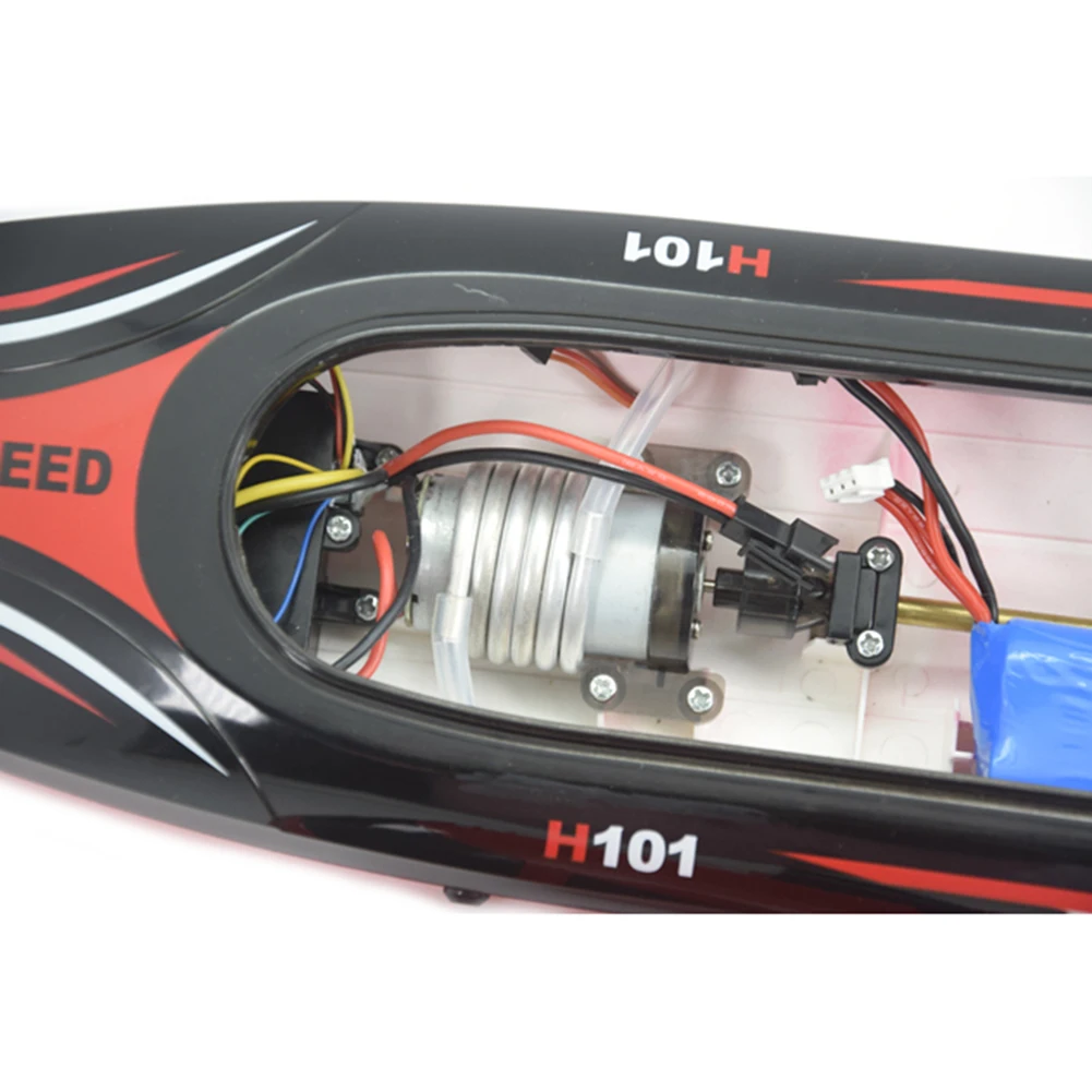 Высокая Скорость RC лодка H102 2,4 ГГц 4 канала 28 км/ч гоночный пульт дистанционного управления RTR лодка с ЖК-экраном подарок для детей игрушки рождественские подарки
