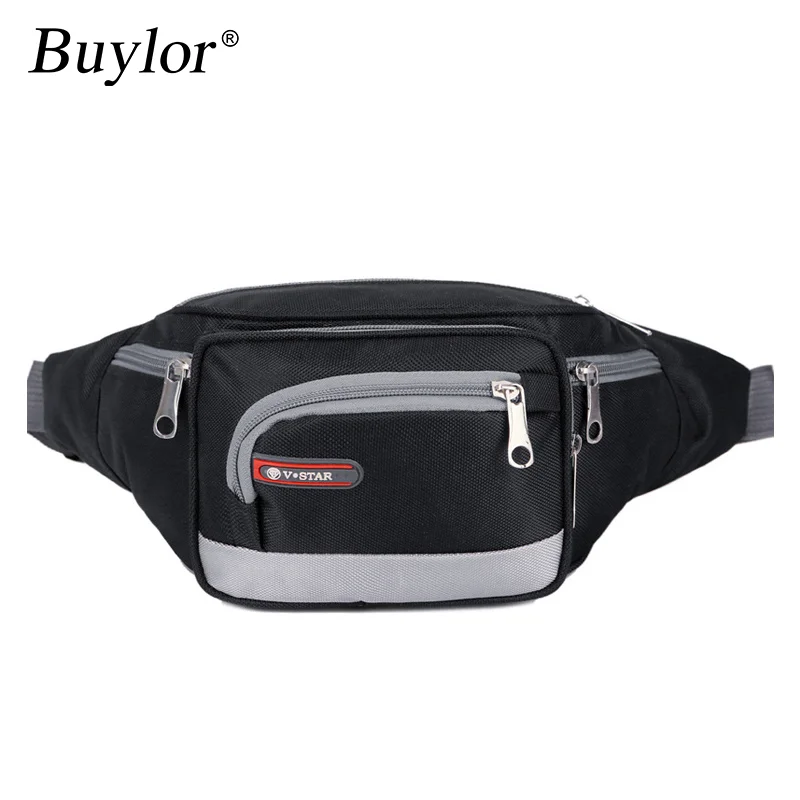 

Buylor Waist Pack Sport Man Bag For Phone Holder Casual Women Fanny Pack Waterproof Belt Bag Wallet Cycling Hiking Running