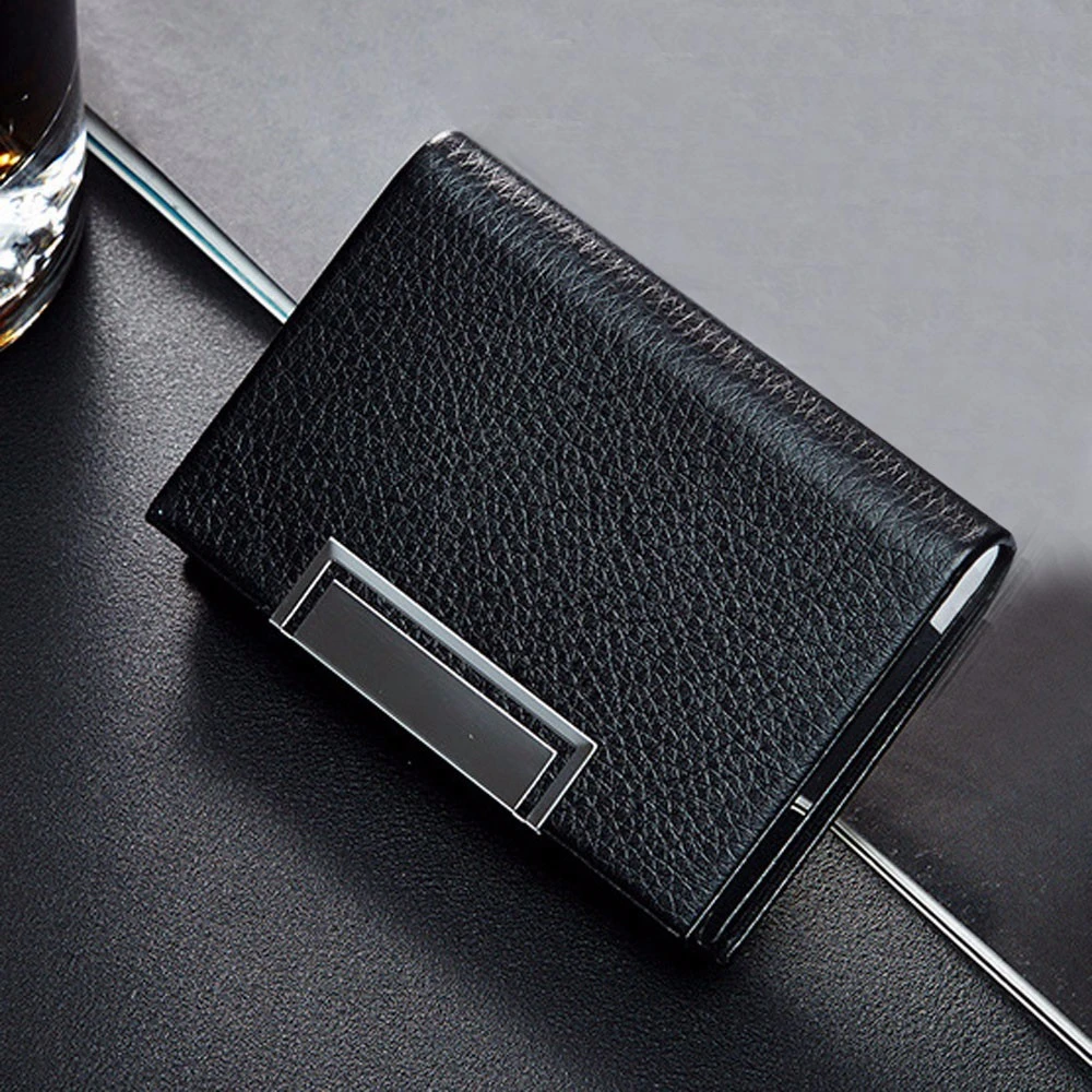 2019 New Unisex Leather Card Holder Fold Design Multiple Card Slots  For Women Men  High Quality Credit Card ID Business 822
