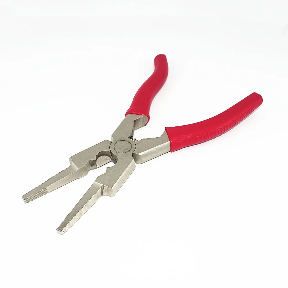 Multipurpose MIG Welding Pliers Flat Mouth Pincers Wire Cutting Spring Loaded welding pliers