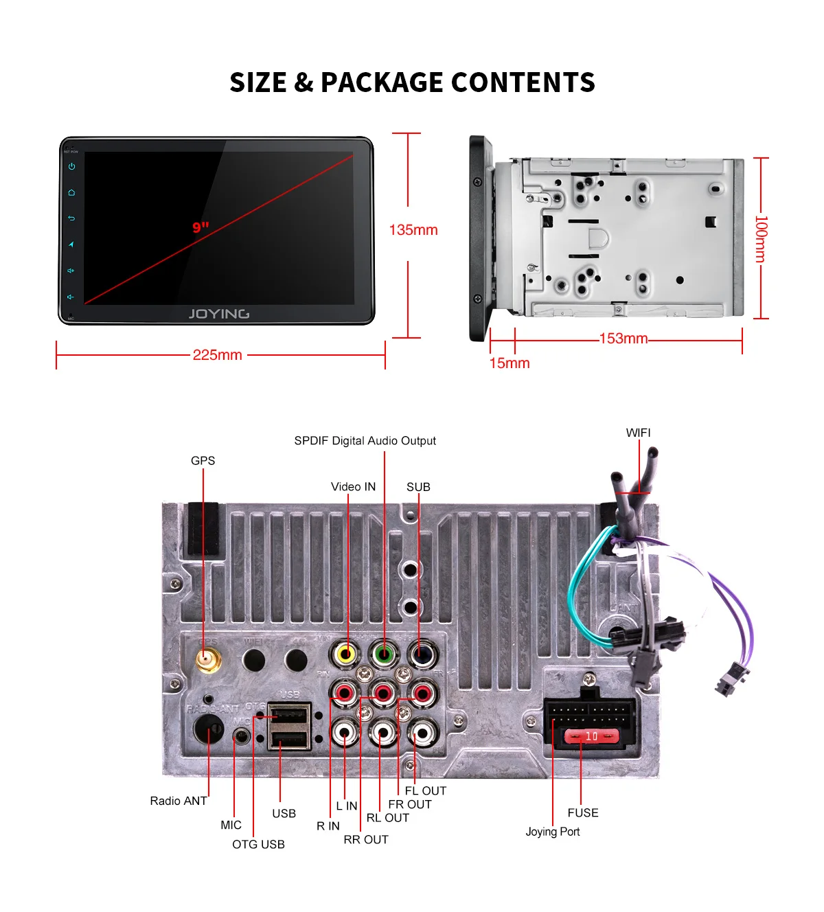 Flash Deal 9"Android 8.1Universal Car Radio Stereo Octa Core 2GB+32GB Head Unit Double 2 Din Multimedia No DVD Player Built-in DSP 4G Modem 11