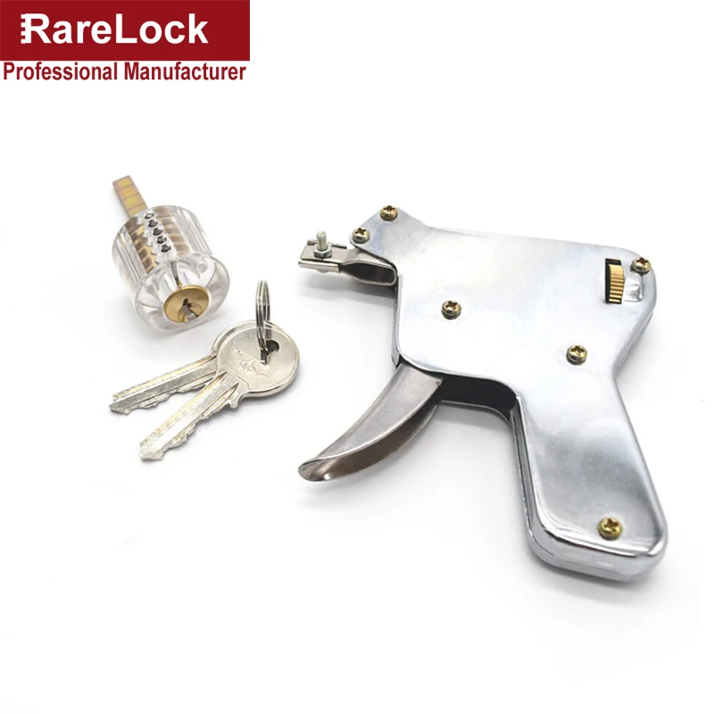 Locksmith Transparent Visable Cutaway Practice Padlock Lock training Skill Pick 