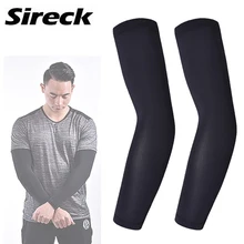 Sireck Ice Fabric Arm Covers Breathable UV Protection Running Arm Sleeves Fitness Sport Cycling Fishing Outdoor Arm Warmers