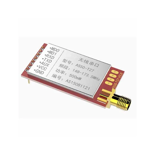 

A15-- AS50-T27 SI4463 170MHz wireless serial air strong penetration of low-power wireless data transmission module UART