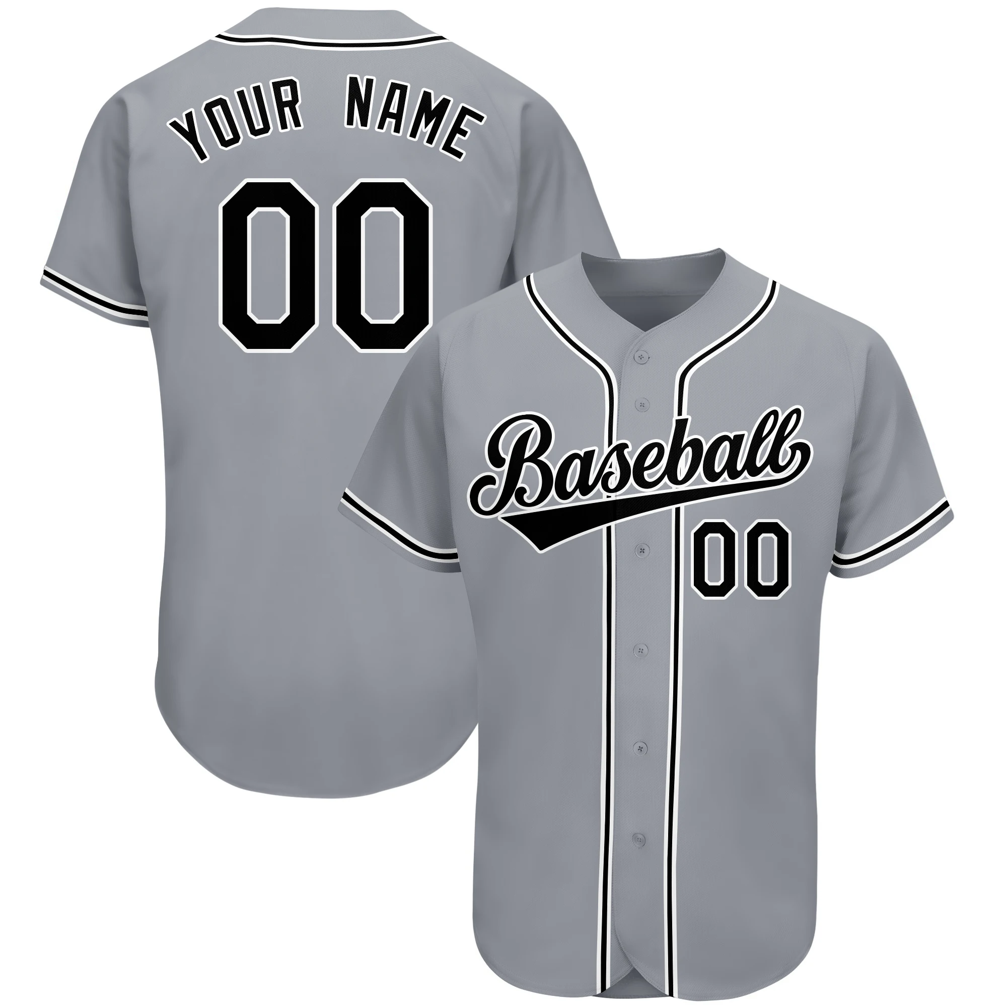 Embroidery Baseball Jerseys Sew Your Own Team Name Number Shirts Softball Game Training Clothes Outdoor Men/Teens/Women