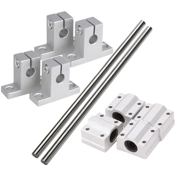 

Horizontal Linear Bearing Slide Set 8mm Dia Linear Motion Bearing Slide Bushing 400mm Linear Shaft Optical Axis Set