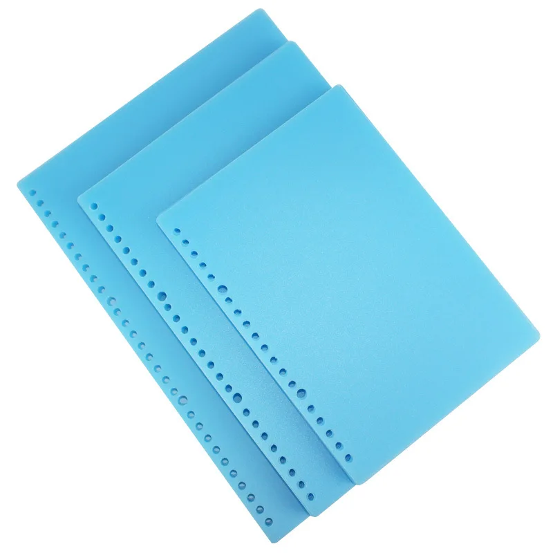 A4 30-hole Binding Loose-leaf Cover 20-hole PP Matte Sheet 26-hole Film Discbound Cover Book Roller Transparent Book book binding supplies,plastic book cover