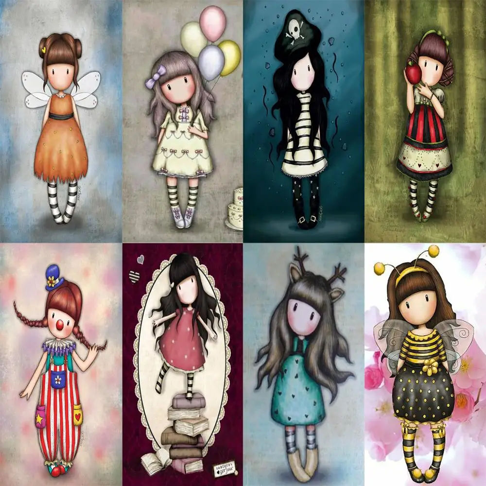 

2019 new little doll girl metal cutting Dies for Card Making Scrapbooking Paper lovely girls cut die women