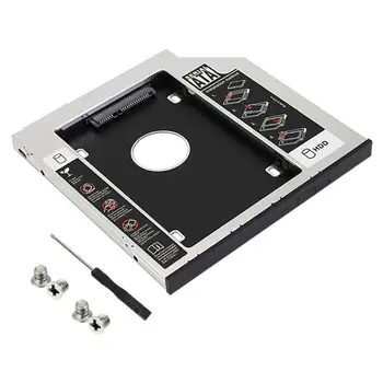 

SATA 2nd SSD HHD Hard Drive Caddy Tray Bracket 9.5mm 9.0mm HD Enclosure Hard Drive Caddy Case Tray for Laptop CD / DVD-ROM