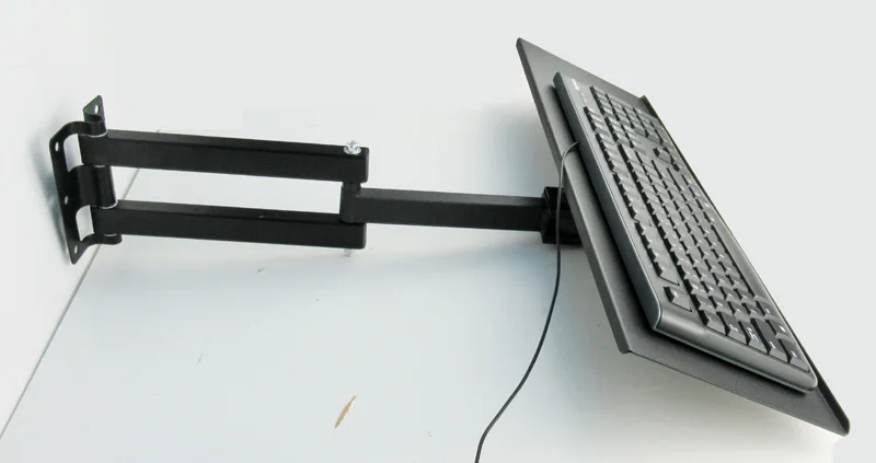 Bandeja do teclado DL-150-KYM3 montada na parede
