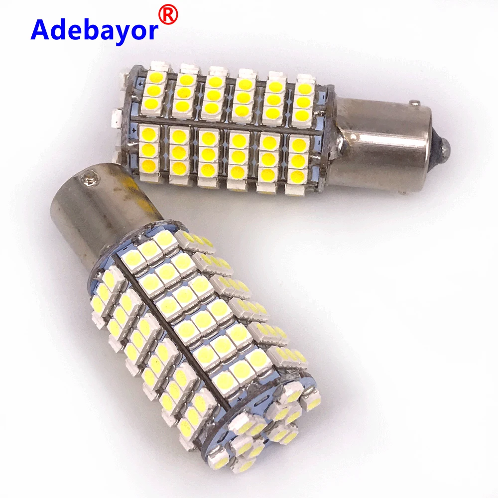 20 шт./лот 1156 BA15S p21w 120 SMD 3528 светодиодный задний тормозной светильник, Задний сигнал поворота, стояночный, дневной, ходовой, светодиодный, 12 В, белый