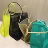 Hylhexyr Women's Shoulder Bag Mesh Totes Net Beach Bag Foldable Handbag Fruit Grocery Shopping Bags Fashion Large Capacity ► Photo 1/6