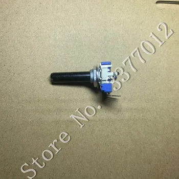 

1pcs RK14 vertical rotary potentiometer dual B10K shaft length 28MM 7 feet audio volume mixer B100K