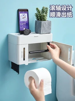 

Safe Round Tissue Box Acrylic Nordic Creative White Baby Wipes Rolling Car Toilet Storage Servilletero Tissue Boxes BY50TB