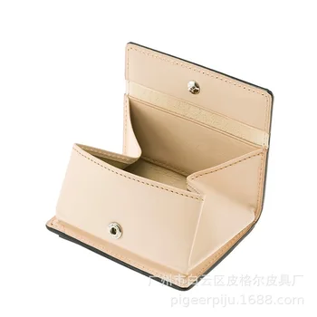 

2020 Genuine Leather Ladies Coin Bag Coin Purse Japanese-style Simple Leather Shiny Coin Purse purses