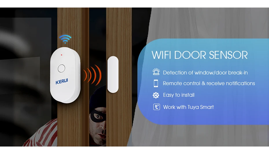 Window and Door Sensor For Home Wireless Alarm System