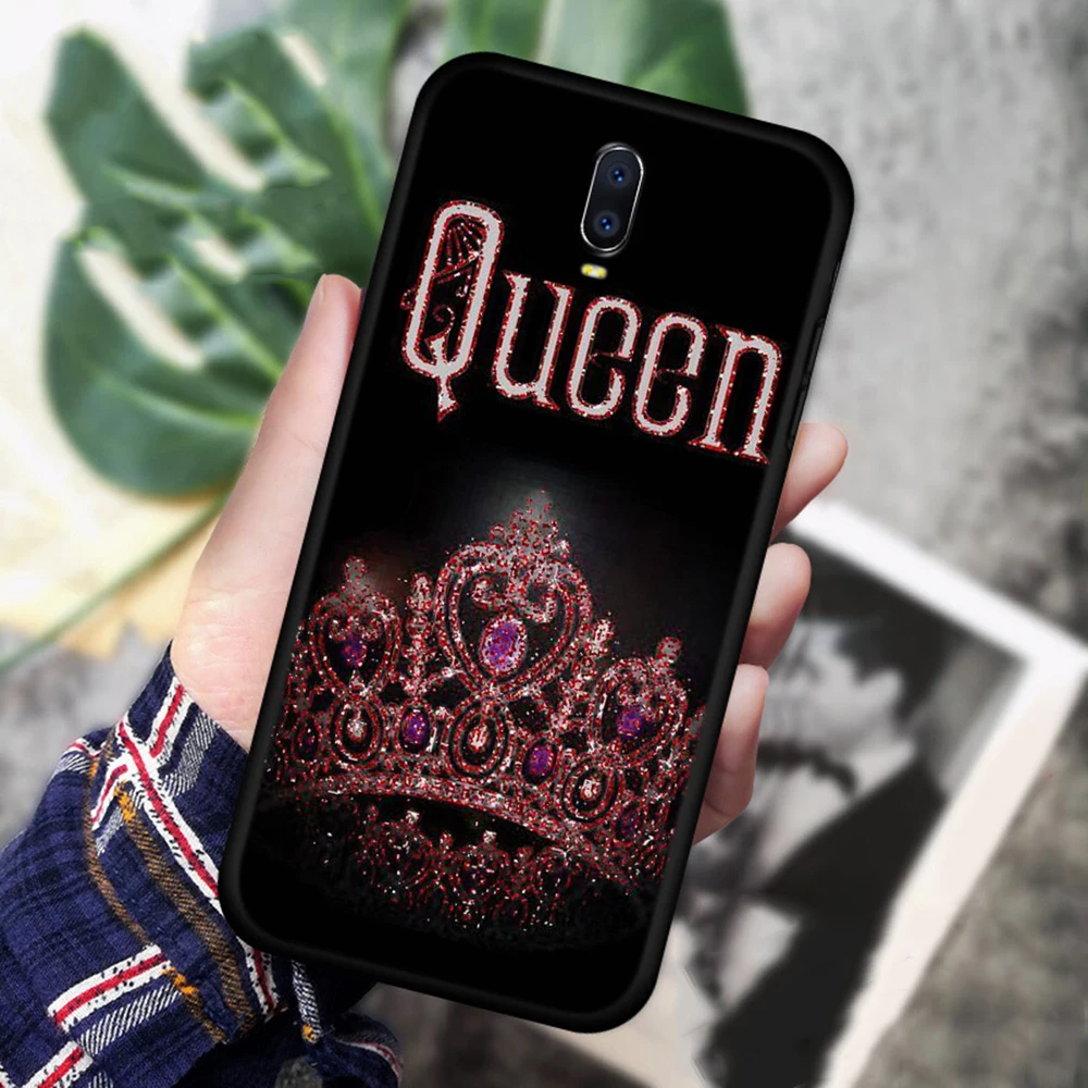 Мягкий ТПУ чехол Lavaza QUEEN LOVING KING для OPPO Realme 2 3 Pro X Lite Q 5 A5 для OPPO Reno Z 2