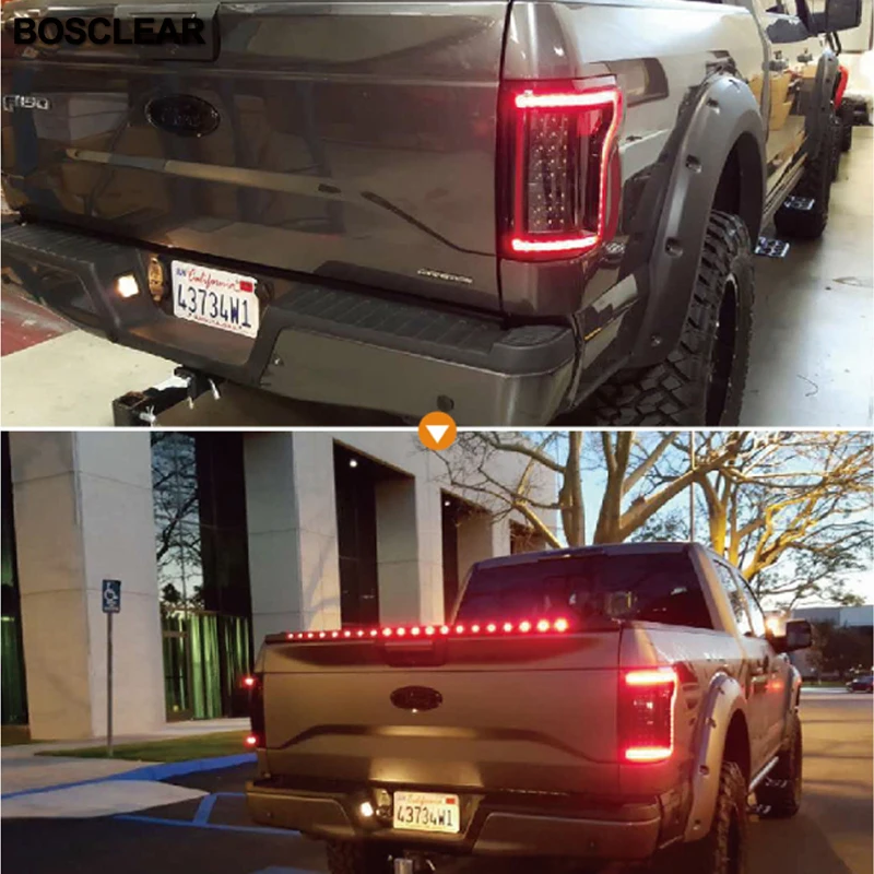 2 шт. светодиодные задние левый/правый хвост Копченый задний фонарь для Ford Raptor F150 2009 2010 2011 2012 2013