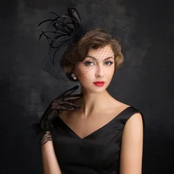 Wedding Birdcage Veil Face Veils Women Bow Net Mesh Bridal Headdress Hemp Hat Velo De Rejilla Accesorios De Boda