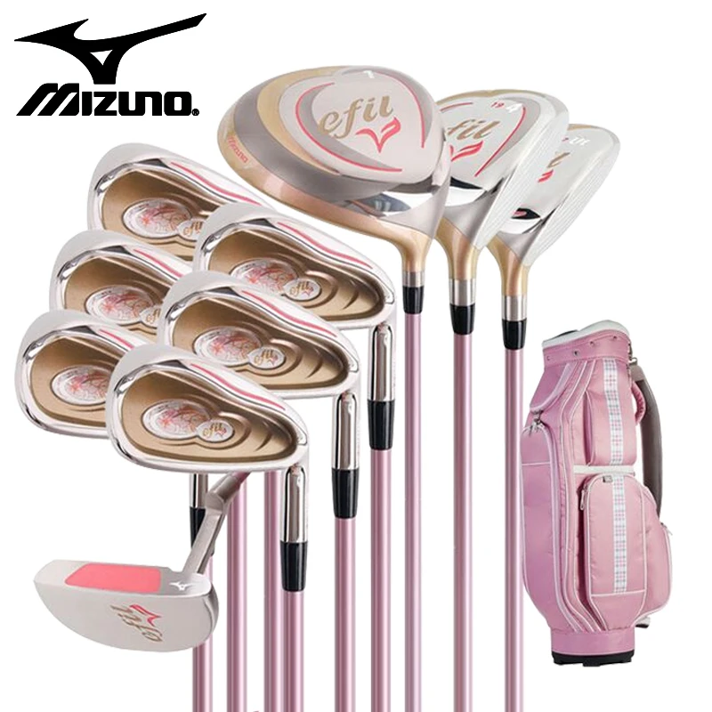 Новинка женские гольфские клубы MIZUNO EFIL полный комплект графит - Цена: 37 971,53 - 46 465,16 руб.