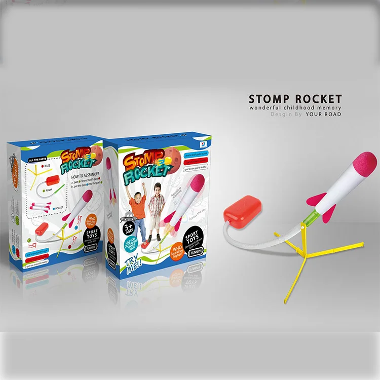 

Children Pedal Soft Bullet Eva Rocket Laucher Ejection Emission Flying Gun Parent And Child Outdoor Interactive Toy