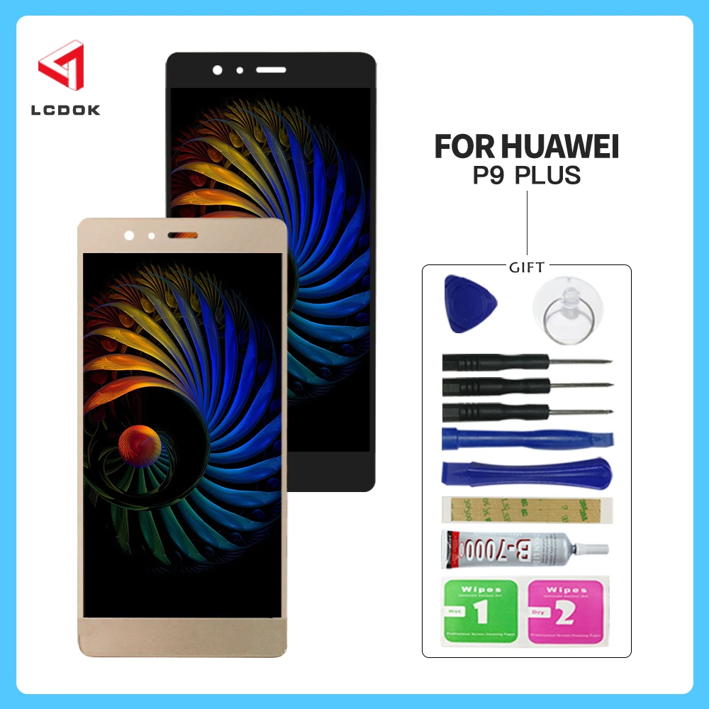 

For Huawei P9 LCD Display Touch Screen Digitizer Assembly With Frame Replace For P9 Plus EVA-L09 EVA-L19 VIE-L09 VIE-AL10