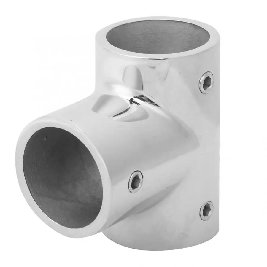 2 шт. 3 Way Pipe Fitting 316 Нержавеющая сталь с фокусным расстоянием 25 мм 1 дюймов 90 градусов тройник с правой стороны трубы