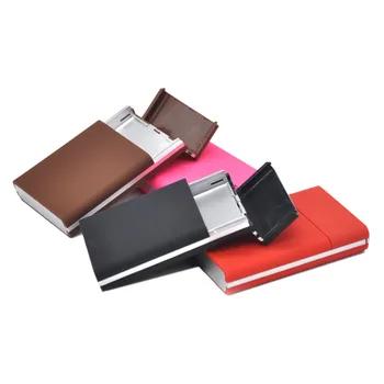 

Plastic Slim Tobacco Cigarette Case Pocket Size Portable Personality Smoke Cigarette Box with Rubber Paint Cigarette Accessories