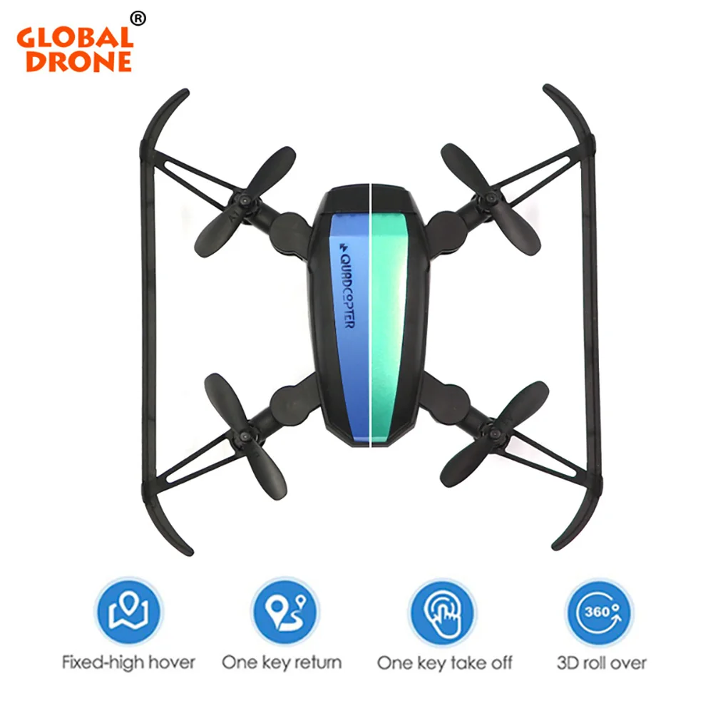 Global Drone складной мини Wifi Дроны для начинающих подарки игрушки детей RC вертолет