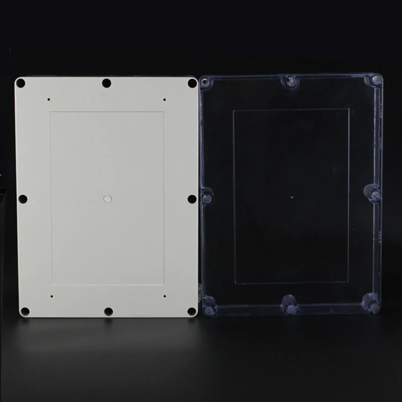 320x240x140 мм ABS IP65 водонепроницаемая Пластиковая распределительная коробка для проводов прозрачный корпус Электронный терминал