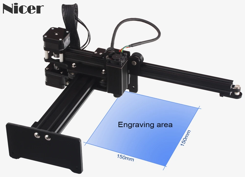 Портативный лазерный гравировальный станок 3500 МВт/7 Вт/20 Вт, мини станок для лазерной гравировки с ЧПУ, станок для резки дерева, фрезерный станок для металла, дерева, пластика