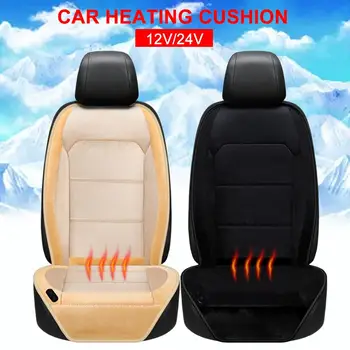 

12V/24V Car Auto Heated Seat Cushion Cover Seat Heater Warmer Winter Universal Fit For All Car Front Seats