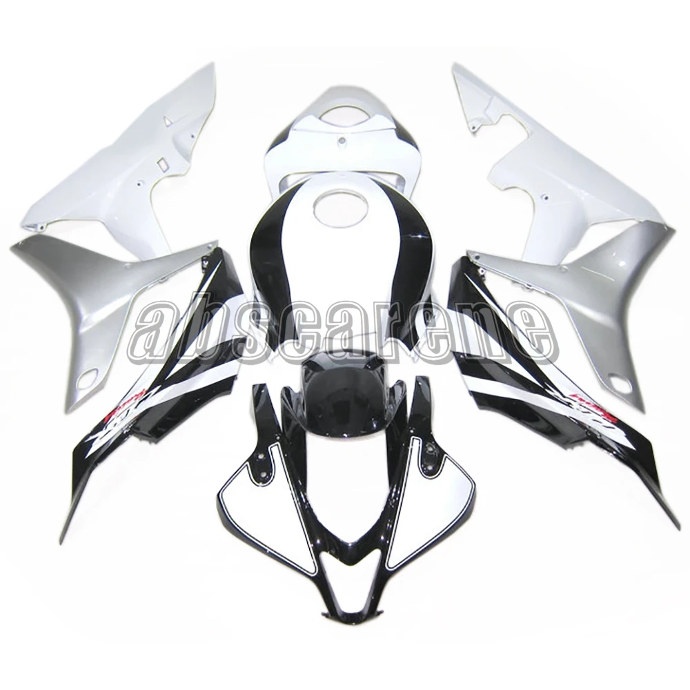 Инъекции Полный обтекатели для Honda CBR600RR F5 2007 2008 CBR 600 RR 07 08 ABS Пластик электронный атомайзер цвет серебристый, белый, черный