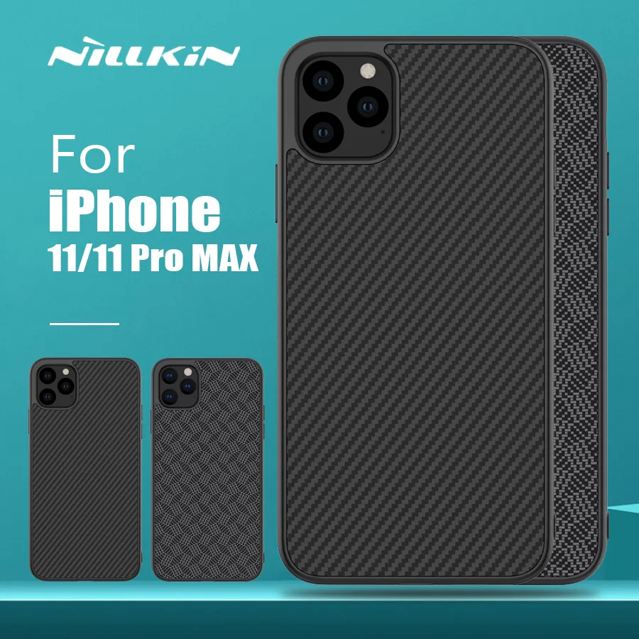 Для iPhone 11 Pro Max XR XS Max чехол Nillkin из синтетического волокна Жесткий Acme задняя крышка чехол для телефона для iPhone 11 Pro XS Max XR X Чехол