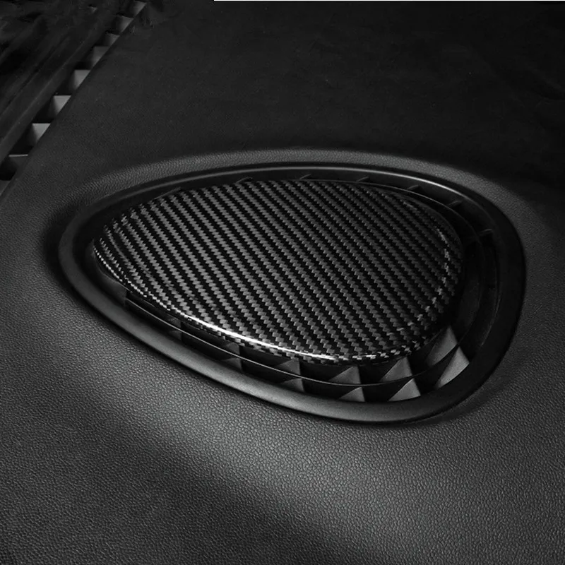 

Real Carbon Fiber Car Center Dashboard Air Outlet Cover Styling Moulding Trim for Mini Cooper F54 F55 F56 F57