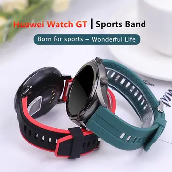 

strap for Samsung Galaxy watch 46mm Gear S3 Band Huawei Watch GT Sports silicone 22mm watch band bracelet Gear S 3 46 watchband