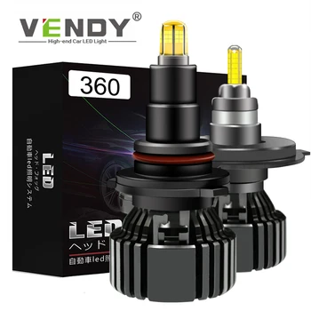 

2x H11 H8 9005 hb3 9006 hb4 h1 h3 h7 h4 Car LED Headlights Canbus light For mitsubishi lancer x 10 outlander asx pajero 4 sport