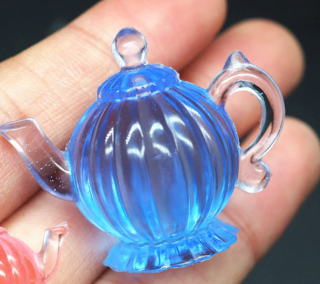 3D чайник бутылка в виде тыквы полый стеклянный Чехол DIY силиконовые ювелирные изделия инструменты для изготовления Подвески Смола Литье Плесень инструмент для рукоделия - Цвет: Big Teapot