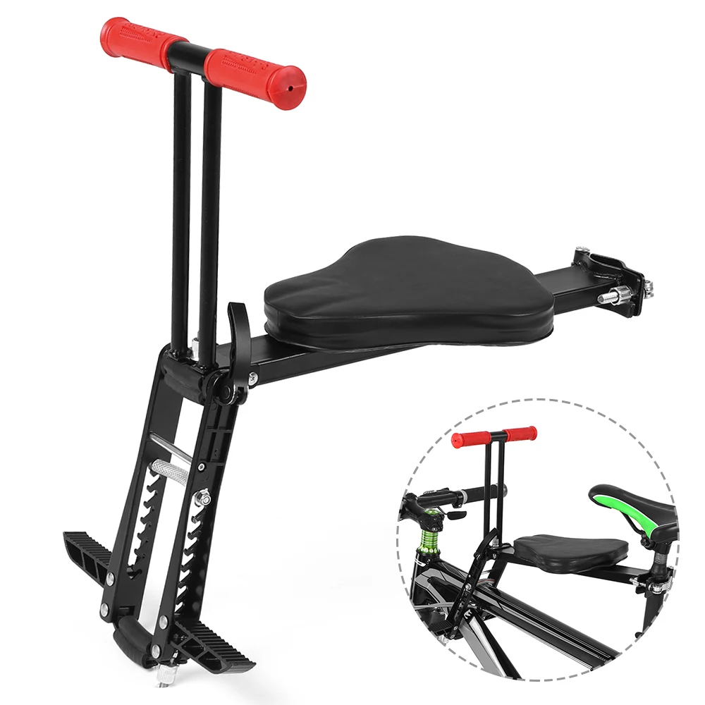 Child Bicycle Safety Seat Aluminum Kids Bike Front Seat Foldable Bicycle Saddle Detachable Baby Chair Carrier Road Bike Mount Child Bicycle Safety Seat Aluminum Kids Bike Front Seat Foldable Bicycle Saddle Detachable Baby Chair Carrier Road Bike Mount