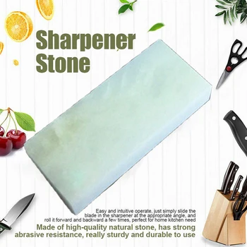 

8000# Natural Fine Grit Sharpening Stone Dual Whetstone Grindstone Sharpener High-grade Sharpening kitchen dining whetstone