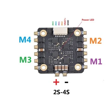 FPV гоночный Дрон BS415 blheli _ S 2 4S 4 в 1 ESC 4x12A для DIY квадрокоптера поддержка
