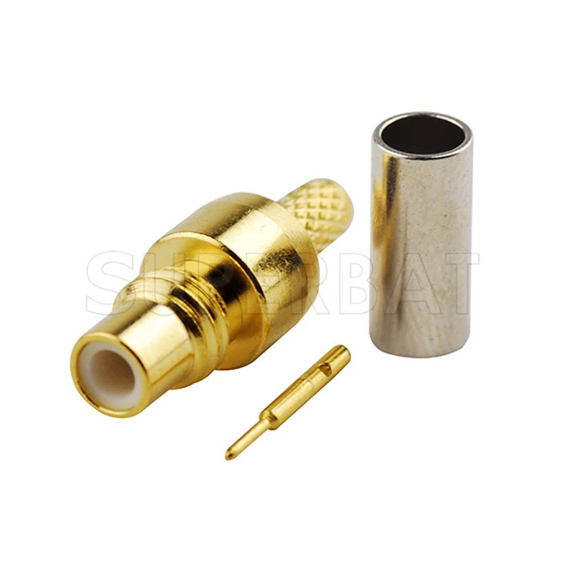10 шт. обжимные гнезда SMC Superbat для коаксиального разъема LMR100 RF|female connector|female femalefemale