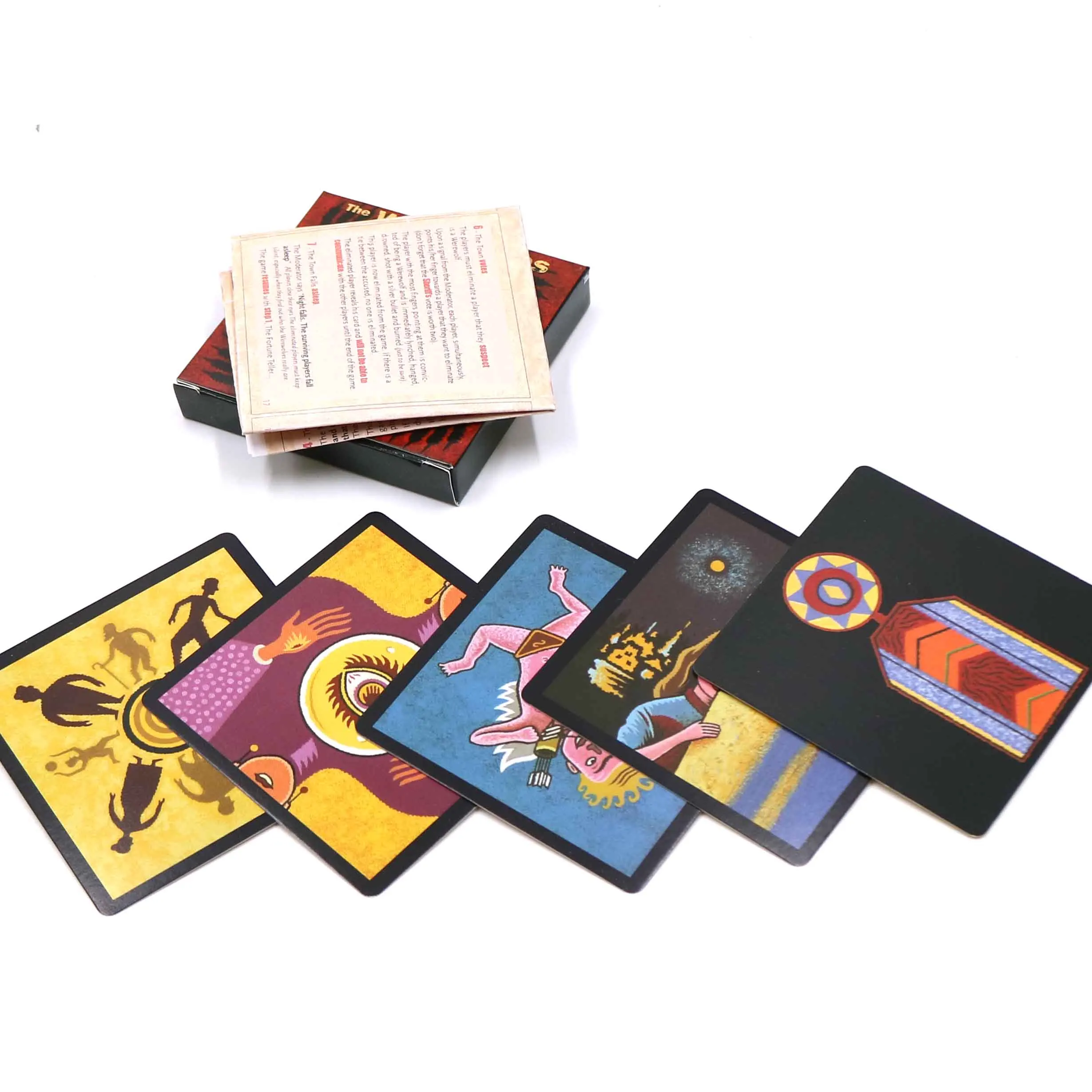 Настольные игры оборотень игра с для игры карты английские правила Веселая семья - Цвет: Basic version