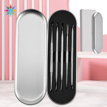 

5pcs/set Stainless Steel Blackhead Remover Needles Acne Tag Pimple Remover Tool Pore Cleaner Facial Face Beauty Tools