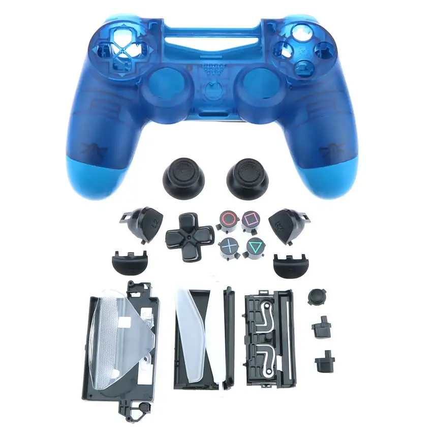 YuXi Замена Полный корпус и кнопки мод комплект для JDS JDM 040 DualShock 4 playstation 4 PS4 Pro тонкий корпус Чехол - Цвет: E