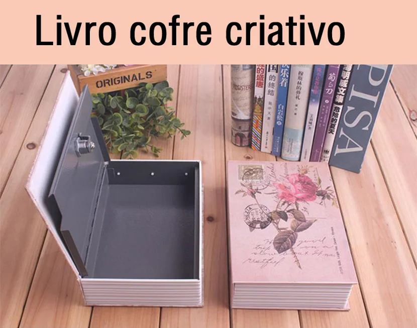 创意书本保险箱葡萄牙语版图